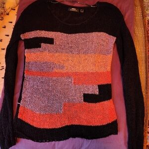 Colorful Knit Women's Sweater